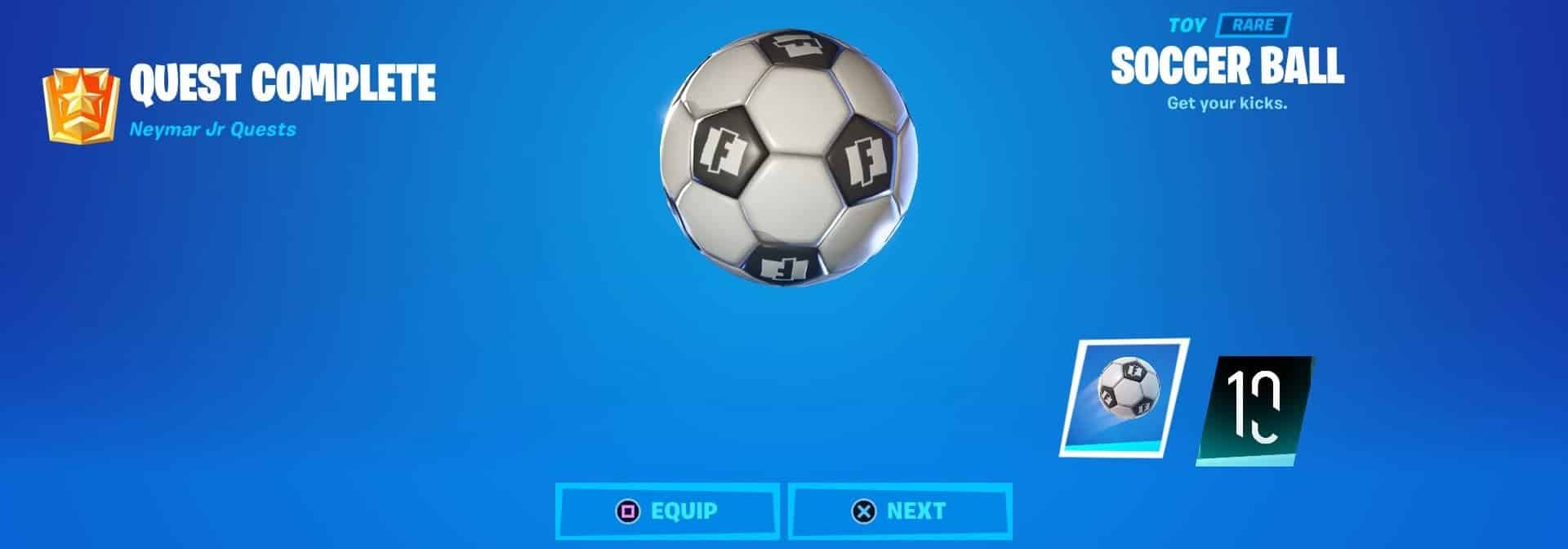 How to talk to a soccer character in Fortnite