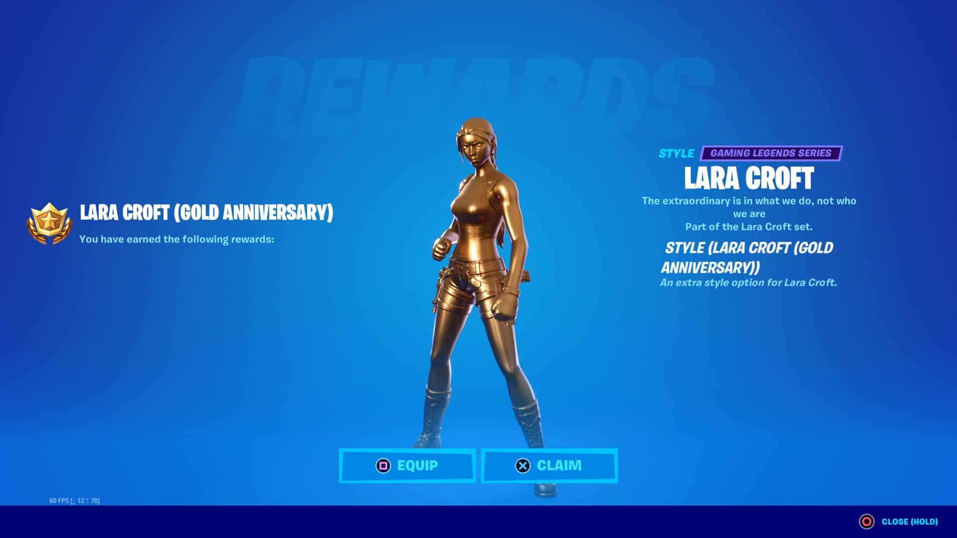 How to get Lara Croft Gold Anniversary edit style