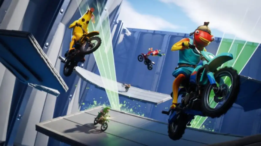 Fortnite 75 Levels Motorcycle Deathrun Image: Choupala